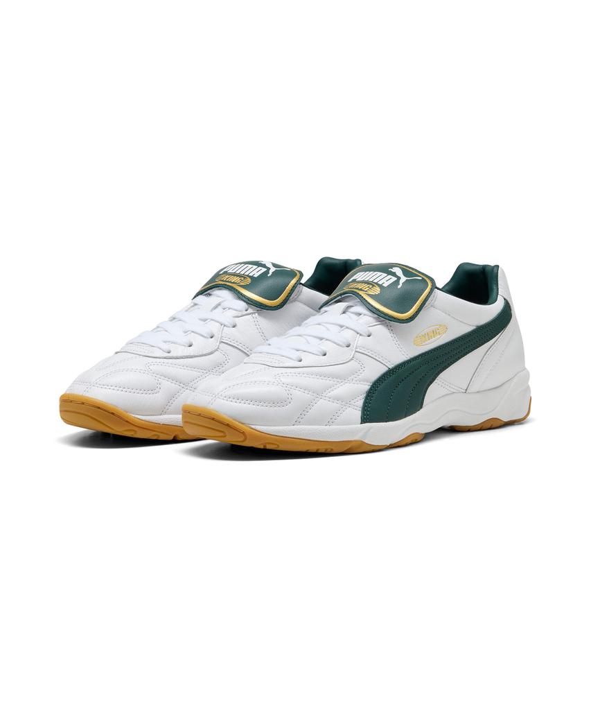 Puma King Indoor - White:Green / 401683-08