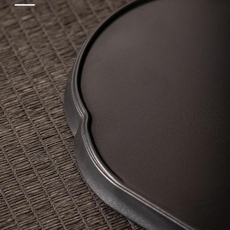 Chinese Style Retro Absorbent Tea Tray for Coffee Tables, Modern Household Decoration, Dry Bubble Function, New Design