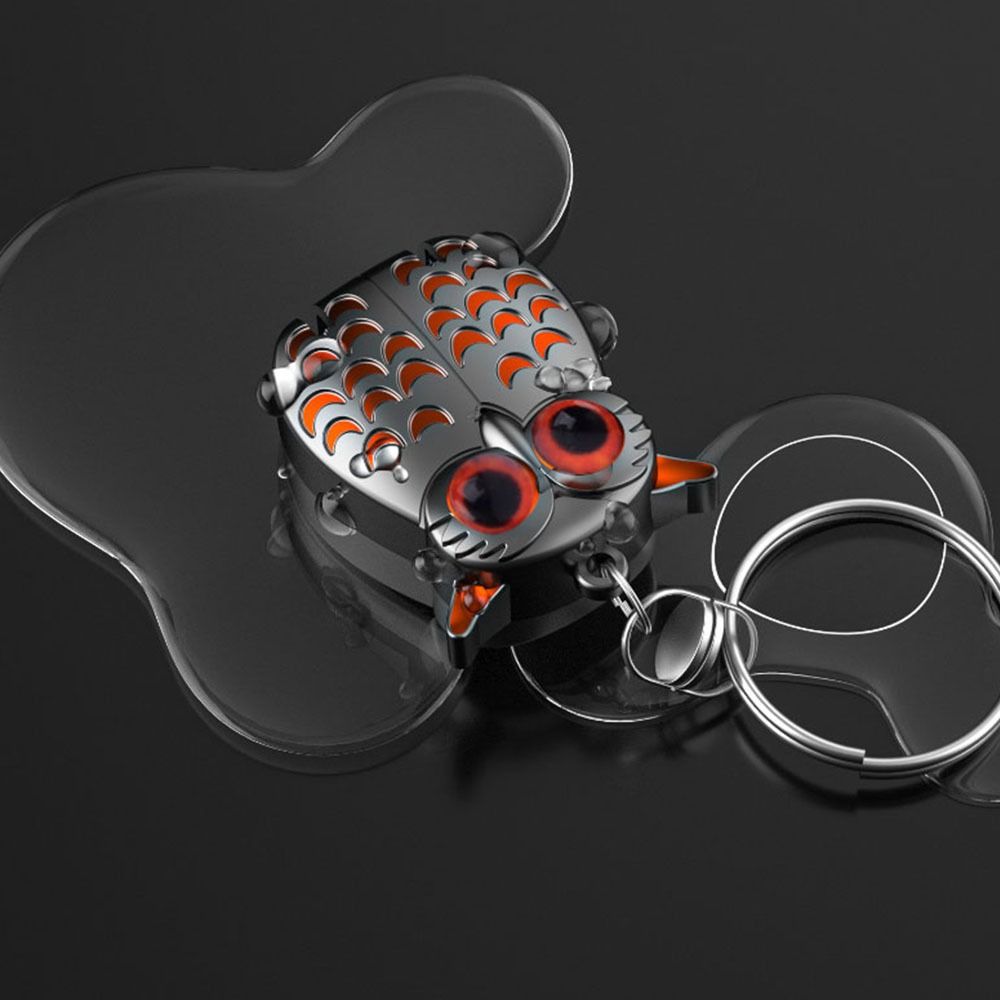 Stainless Steel Nail Clipper Owl Shape Nail Tools Creative Nail Clippers Keychain