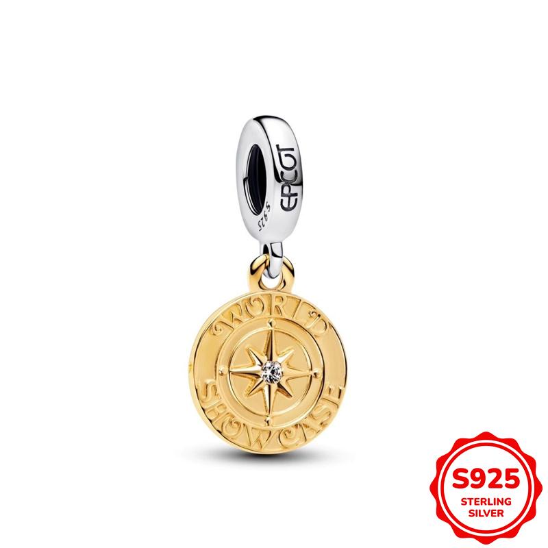 New In Original Butterfly Pendant Charm Beads Fits 3Mm Bracelets Necklace For Women Luxury Diy Jewelry Making Gift