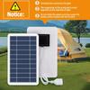 [1/2/4PCS] 2W Solar Panel With USB IP65 Waterproof Outdoor Hiking And Camping Portable Battery Mobile Phone Charging Bank Charging Panel 5V