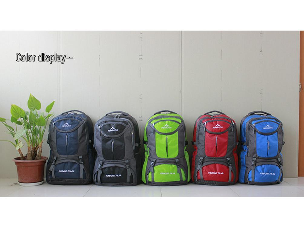 Waterproof Hiking & Travel Backpack: 65L for Women, 75L for Men, Student Laptop Compartment