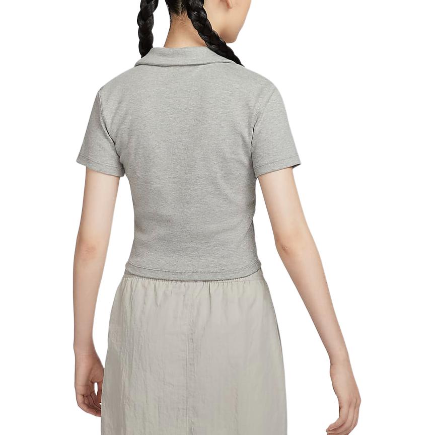 New Nike T Shirt Women's Toned Dark Gray HJ6852-063