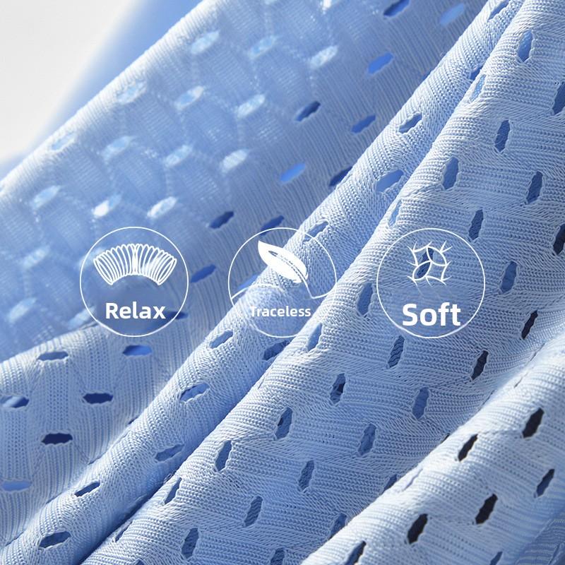 New Men's Summer Fashion Ice Silk Mesh Four Corner Underwear
