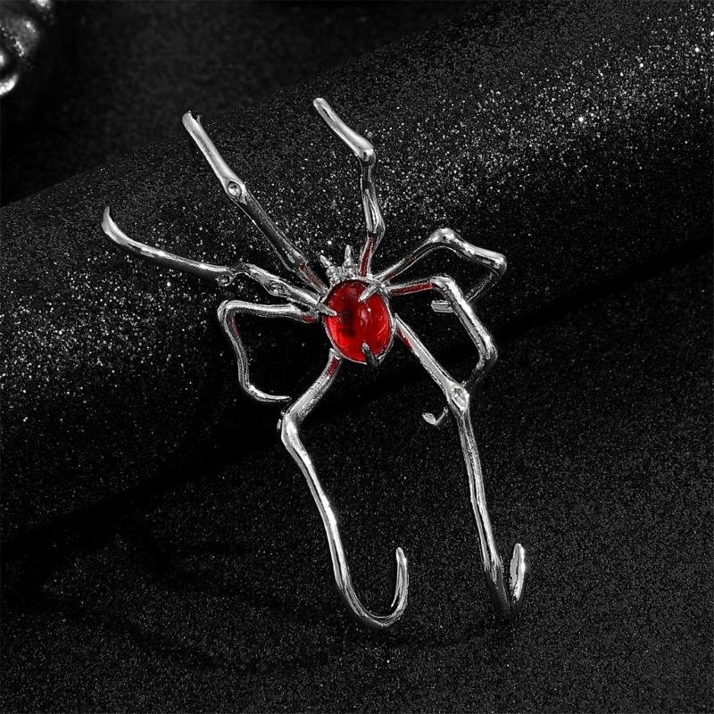 Unique Spiders Ear Cuff Not Piercing Earrings Fashionable Ear Clip Halloween Jewelry Suitable for Various Styles