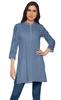 Moomaya Printed Side Slit Short Kurta Tunic For Women Summer Wear Ladies