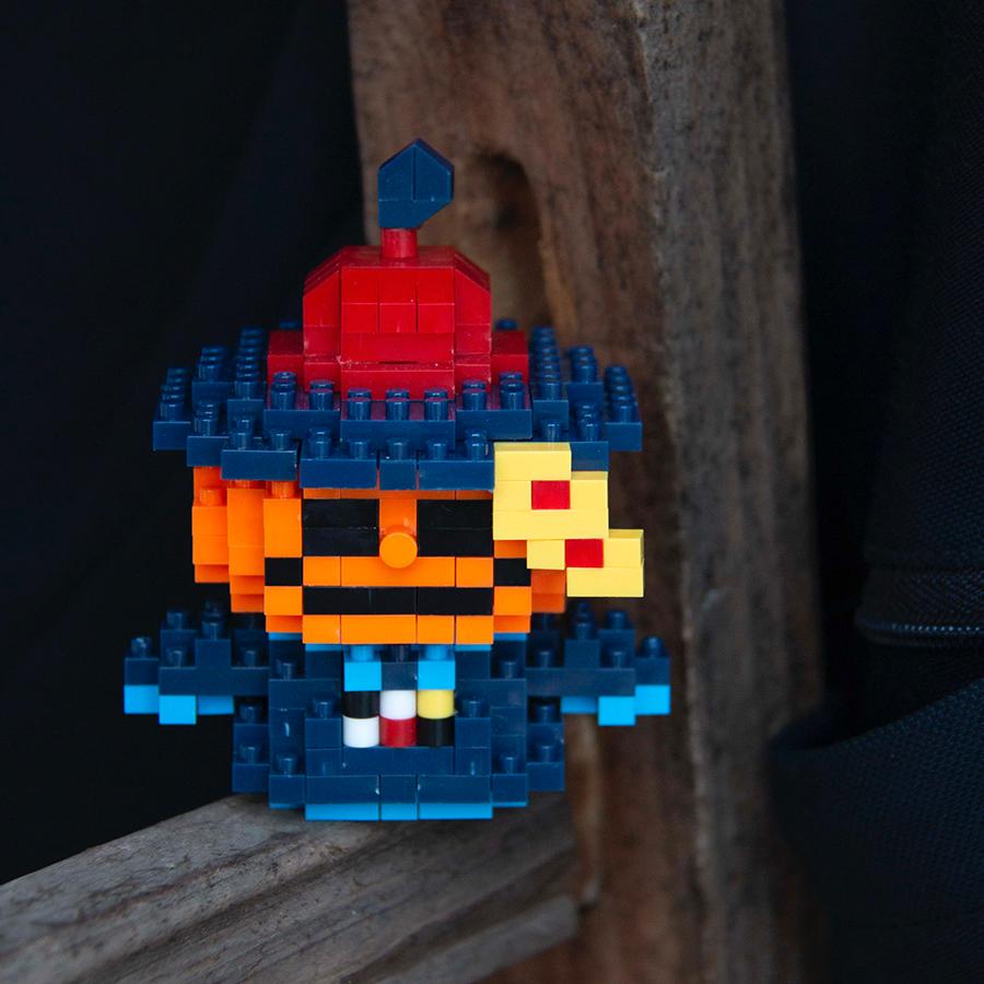 Halloween Ornament Mini Actionfiguren Geist Mikro-Bausteine DIY Kinderspielzeug Halloween-Geschenke