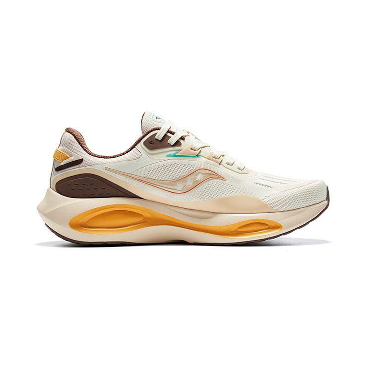 SAUCONY Phoenix Inferno Comfortable Lightweight Low-Top Casual Training Urban Commuting Running Shoes Unisex Sneaker Beige Brown S28227-1