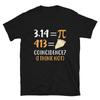 Funny Pi 3.14 Design 3.14 Unisex T-Shirt