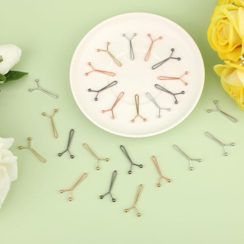 1-24PCS Tighten Waist Buckle U-shaped Adjustable Snap Button Jeans Buttons No Trace Detachable Pants Clips Clothing Accessories