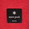 snowpeak Short sleeve T-shirt XL Red Outdoors Men's Used