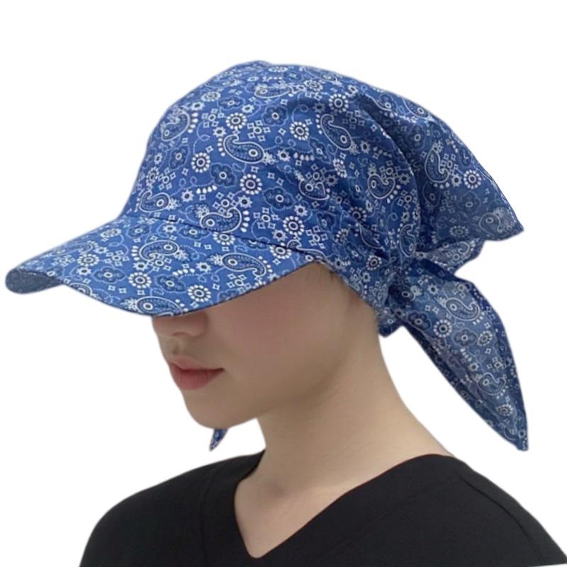 Niche Design Fashionable Sunshade Headscarf Hat Men's and Women's Caps Spring and Summer Shopping Camping Anti-sun Hat