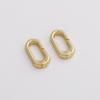 14K Gold-Filled Oval O-Ring Clasp for DIY Bracelets & Necklaces