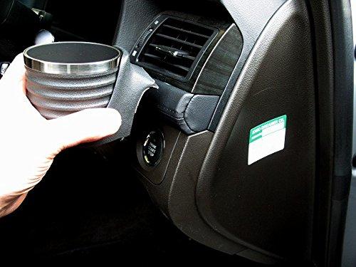 ALCABO Drink Holder, Black with Ring and Cup, for Toyota Crown GRS20#/GWS204, Right-Hand Drive, AL-T111BS