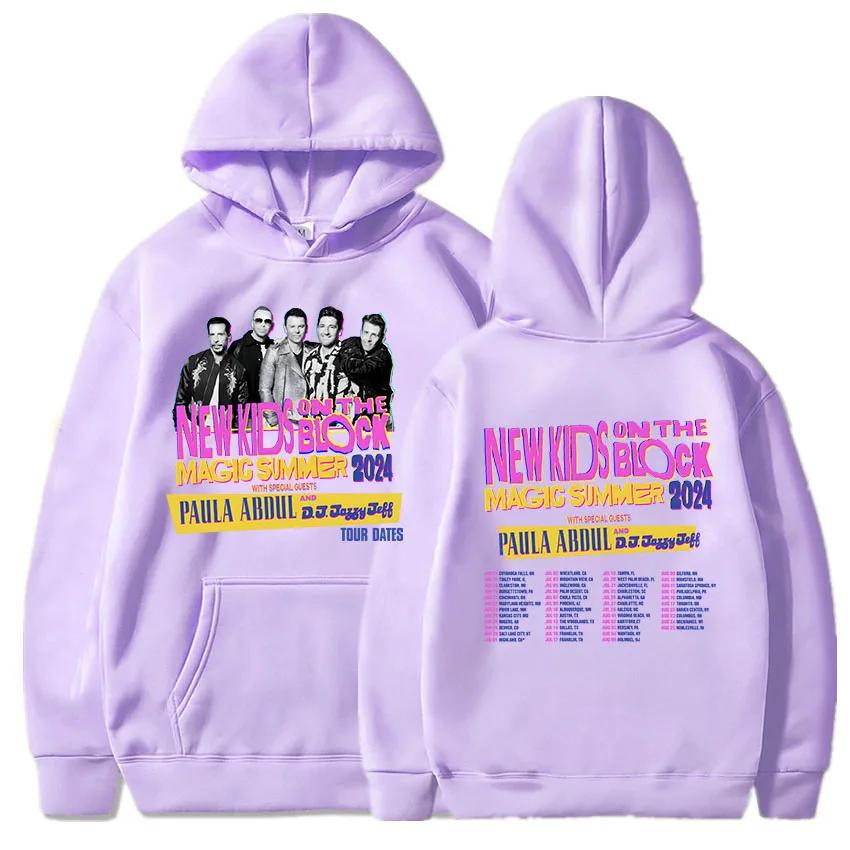 NKOTB-B The Magic Summer Tour 2024 Hoodie Sweatshirts Für Damen Damen-/Herrenbekleidung Moletom Langarm Hip Hop Streetwear Y2k Top