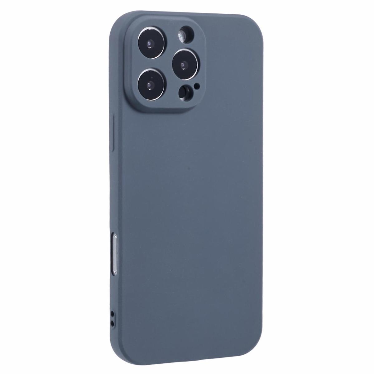 Матовый ТПУ чехол для iPhone 16 Pro Max, противоскользящий защитный чехол для телефона D