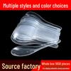 ZISIZ Disposable Plastic Soup Spoons