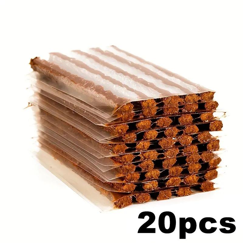 100pcs Car Tire Repair Strip Motorcycle Tubeless Tyre Wheels Puncture Plug Seal Tape Repair Tools Car Vacuum Tire Rubber Strip