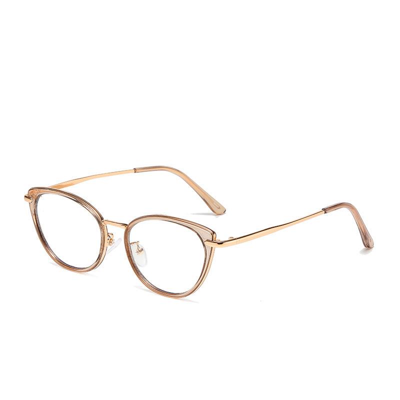 Fashion color-changing anti-blue glasses personalized versatile flat glasses women's new anti-blue glasses tide