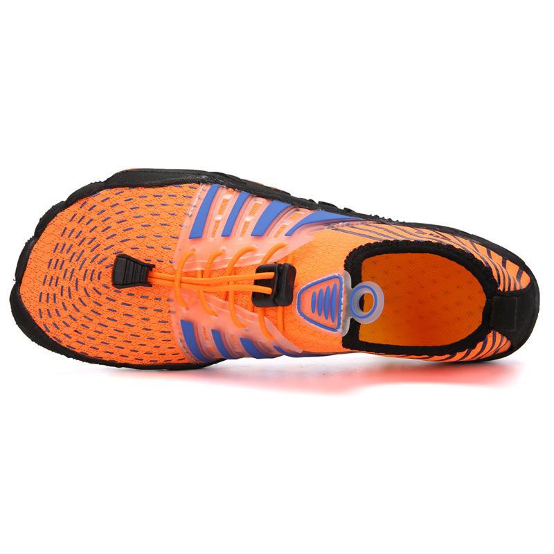 Paar Strandschuhe Fünf-Zehen-Schuhe Rutschfest Schnelltrocknend Outdoor Angeln Schwimmen Watschuhe