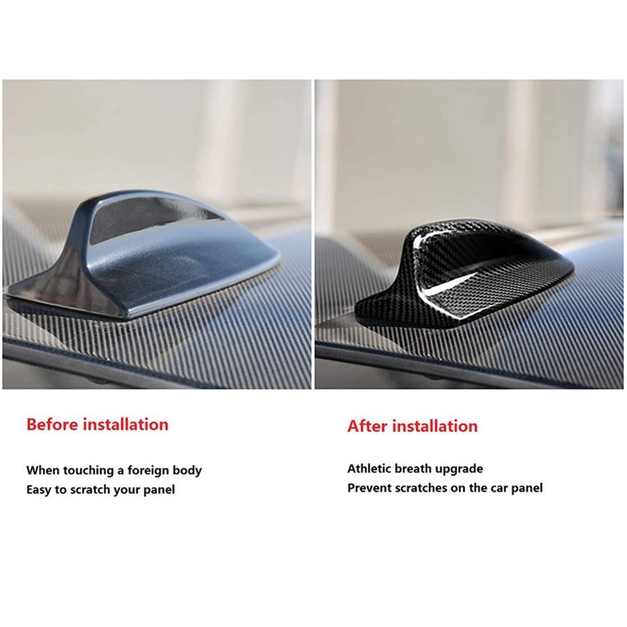 For 2007-2013 BMW E90 E92 M3 E82 1 & 3-serie Coupé Karbonfiber Antennedeksel