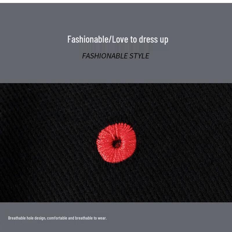 ZHENYUEQI Adjustable Embroidered Rugby Cap