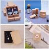 5PCS Kraft Jewelry Box Retro Gift Cardboard Boxes Jewelry Display Packaging Box  Engagement Wedding