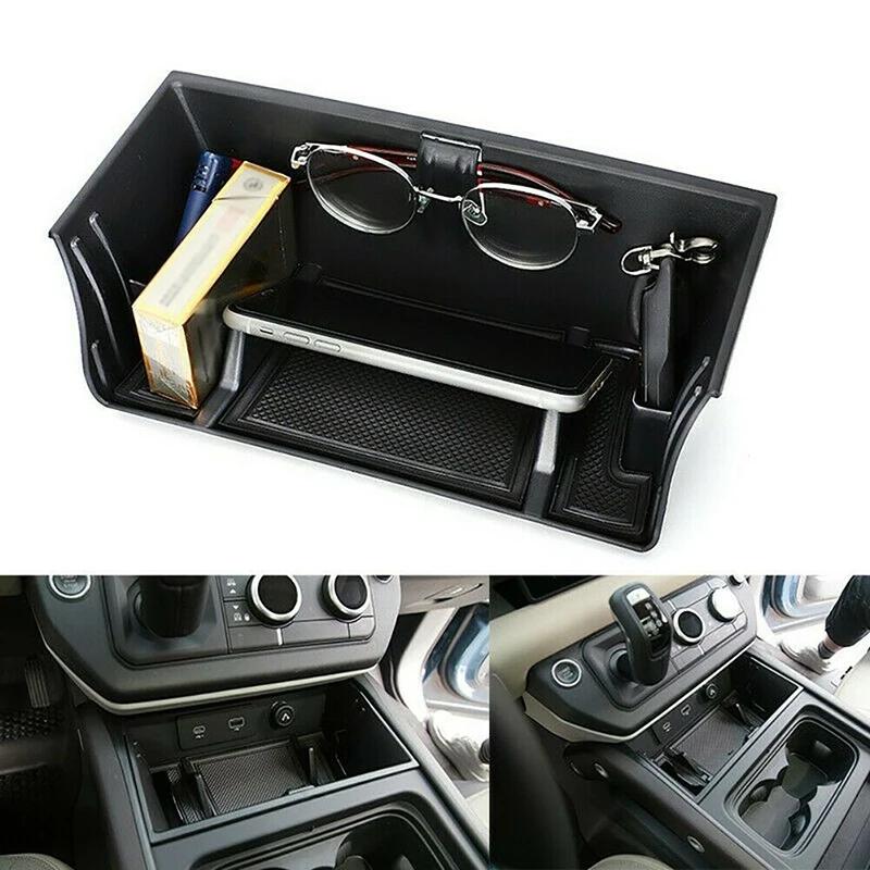 Front Central Control Storage Box for Land Rover Defender 90 110 2020 2021 2022 2023 Stowing Tidying Car Interior Accessories