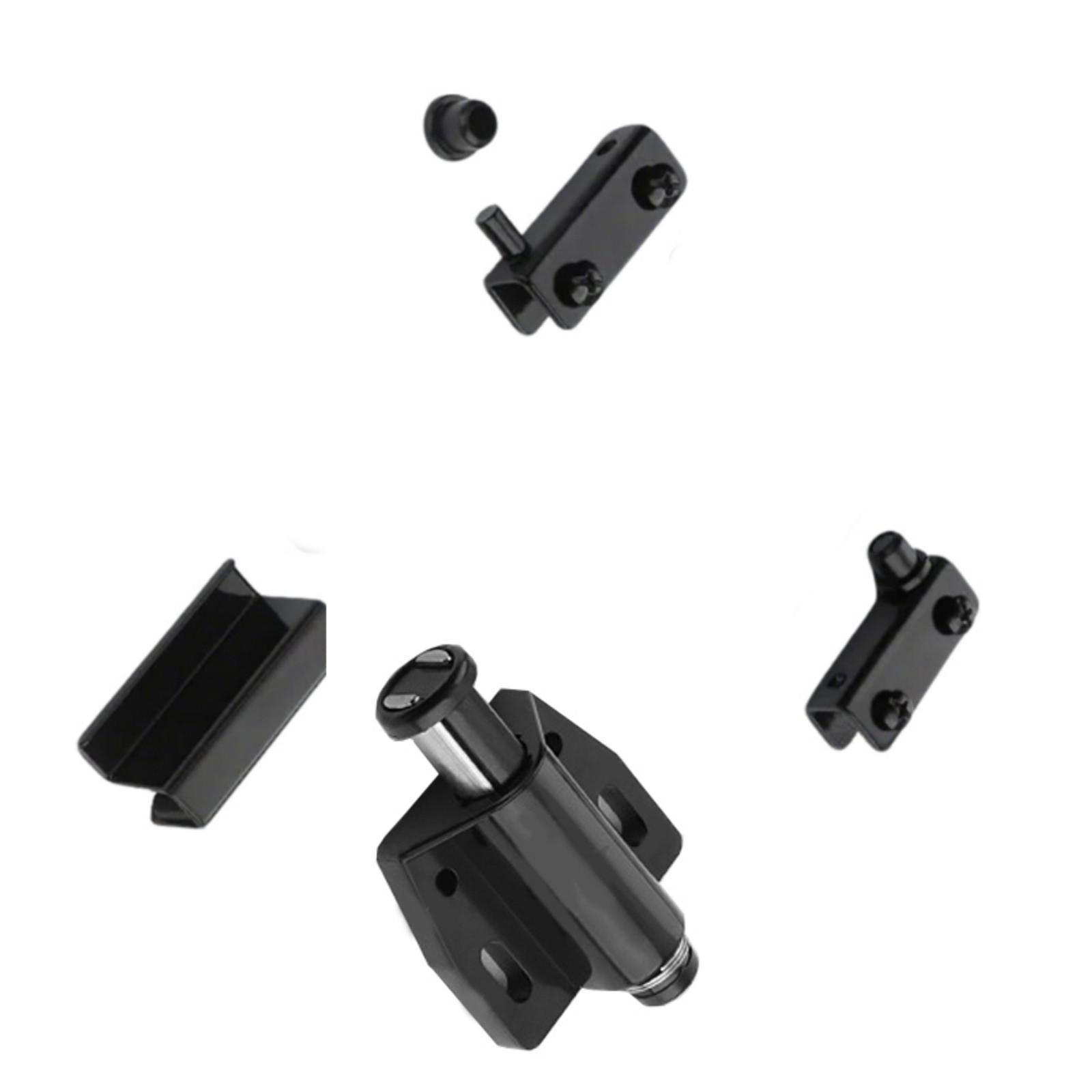 

Магнитные защелки с одной головкой Замки Петли для стеклянных дверей Магнитные защелки Push To Open Мебельная фурнитура чёрный