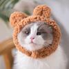 Plush Cat Ear Headband Hat For Small Dogs Birthday Party Decoration