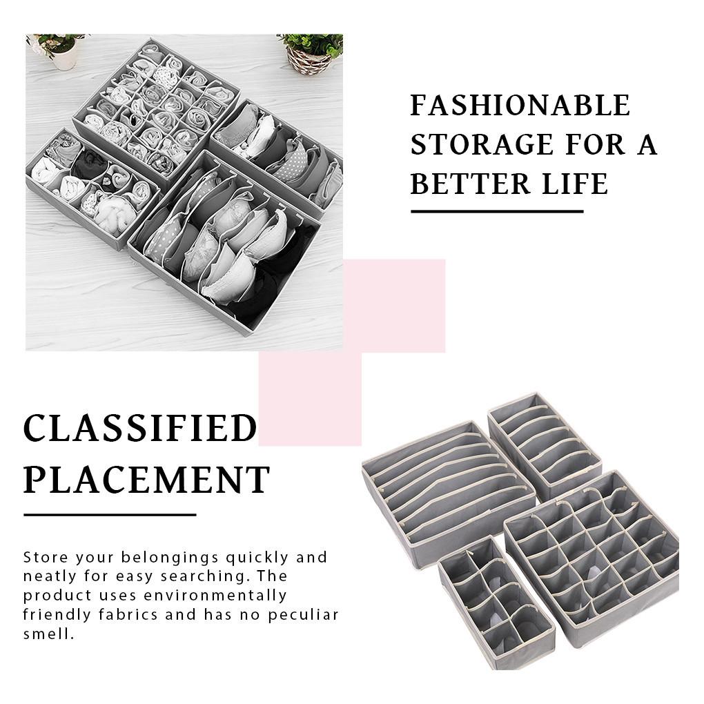 Schubladen Unterwäsche Organizer Zuhause Kleiderschrank Schublade BH Vliesstoff Aufbewahrungshalter Box