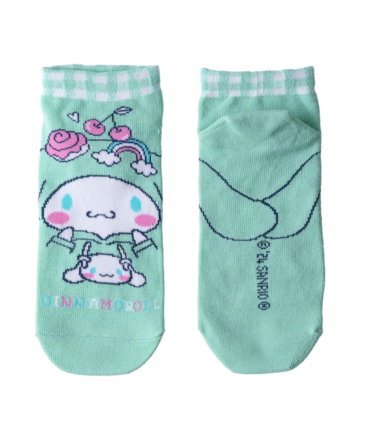 

Выбираемые пары для родителей и короткие 1 носки Cinnamoroll Hello Kitty My Melody Kikirara Kuromi Goods 23 см 24 см 25 см Cinnamoroll Mint [Sanrio],