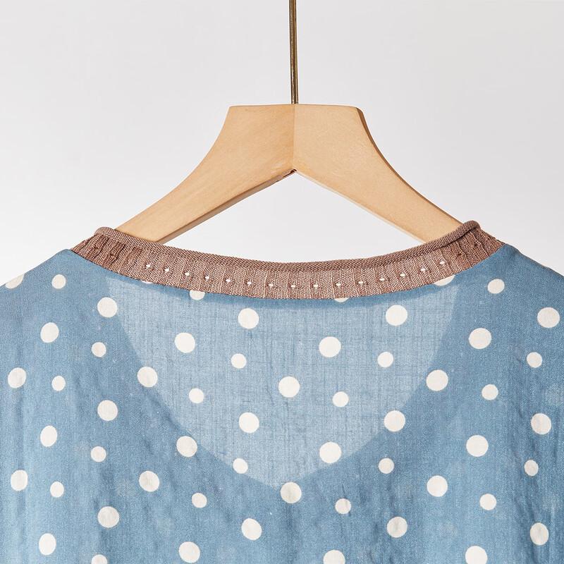 Aiyilian Summer Polka Dot Casual Dress