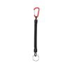 1Pc Key Chain Outdoor Lanyard Elastic Spiral Spring Coil Strap Retractable Rope Camping Anti-lost