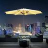 Outdoor Sun Umbrella Light String With Remote Control Waterproof Rgb For Camping Decor