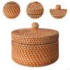 Handmade Rattan Box, Versatile Wicker Storage Solution for Bathroom and Shelf