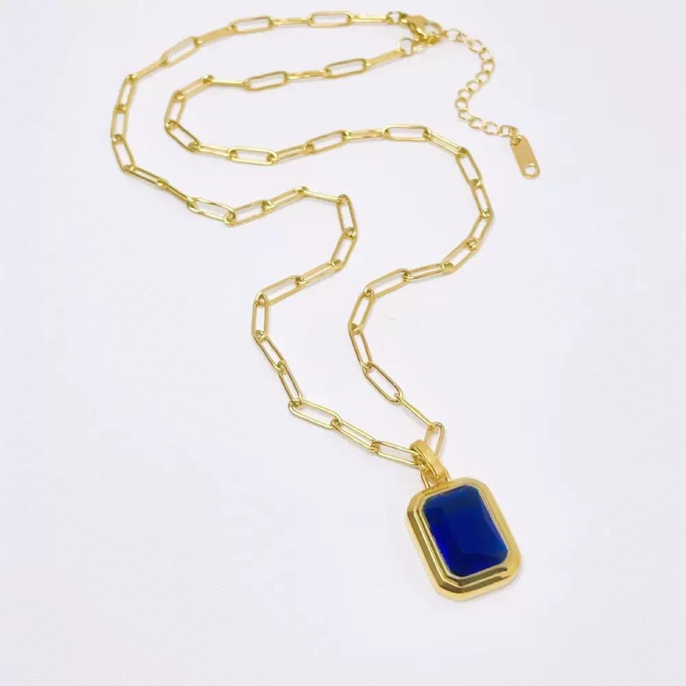 Titanium Steel Fringed Necklace With Diamonds Light Luxury Niche Collarbone Chain Gold And Silver Two-Color Does Not Fade