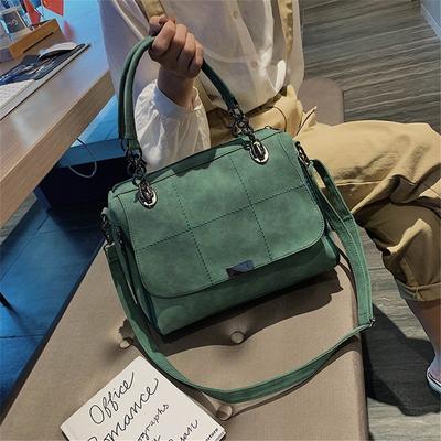 Borsa a mano da donna opaca Scrub Borsa a tracolla da donna Borsa a mano Boston da donna Borsa a mano in pelle PU Borsa casual da viaggio di lusso