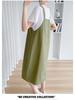 2023 Fashionable Loose Cotton Maternity Spliced Overalls Dress