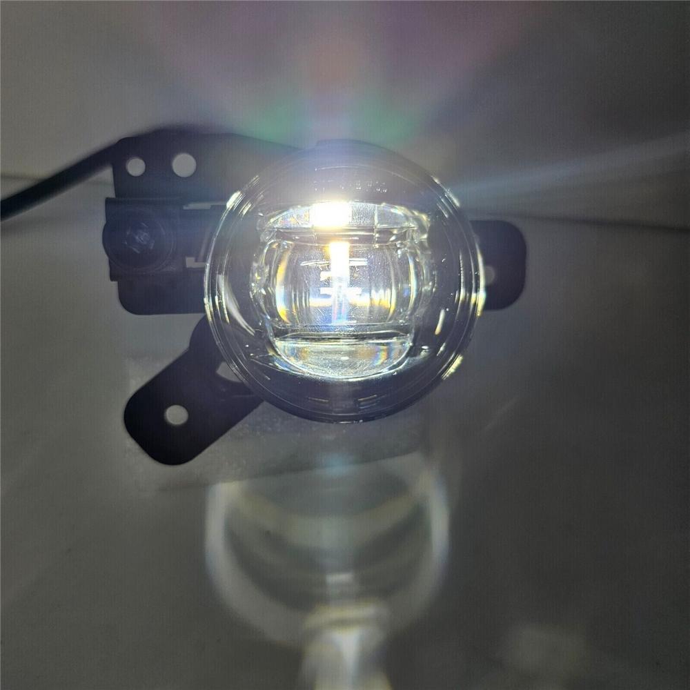 1 Set Car Front Left and Right Side Fog Lights & Bezels For GMC Canyon 2023 2024