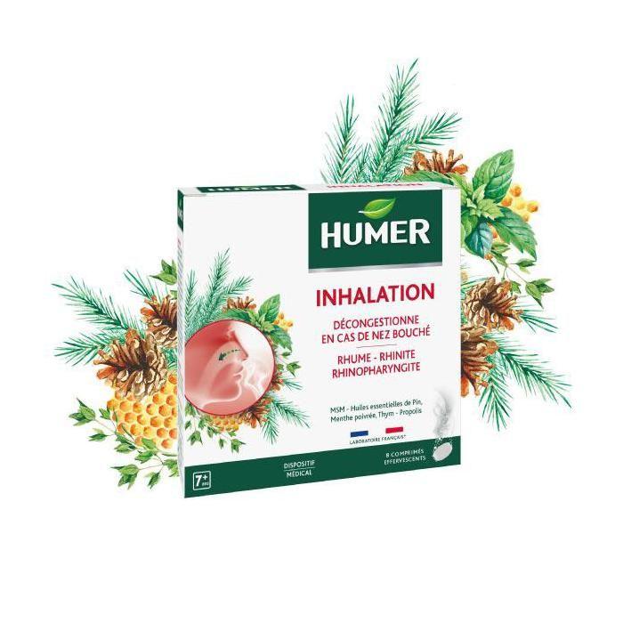 Humer Inhalation Nez Bouché 8 Comprimés