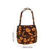 Portable Halloween Candy Bag Non-Woven Pumpkin Candy Bucket Tote Bag Candy Bucket  Kids Party