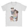 Leisure Crayon Shinchan Cute T Shirt Unisex Oneck Short Sleeve Tops Cotton Summer Clothing