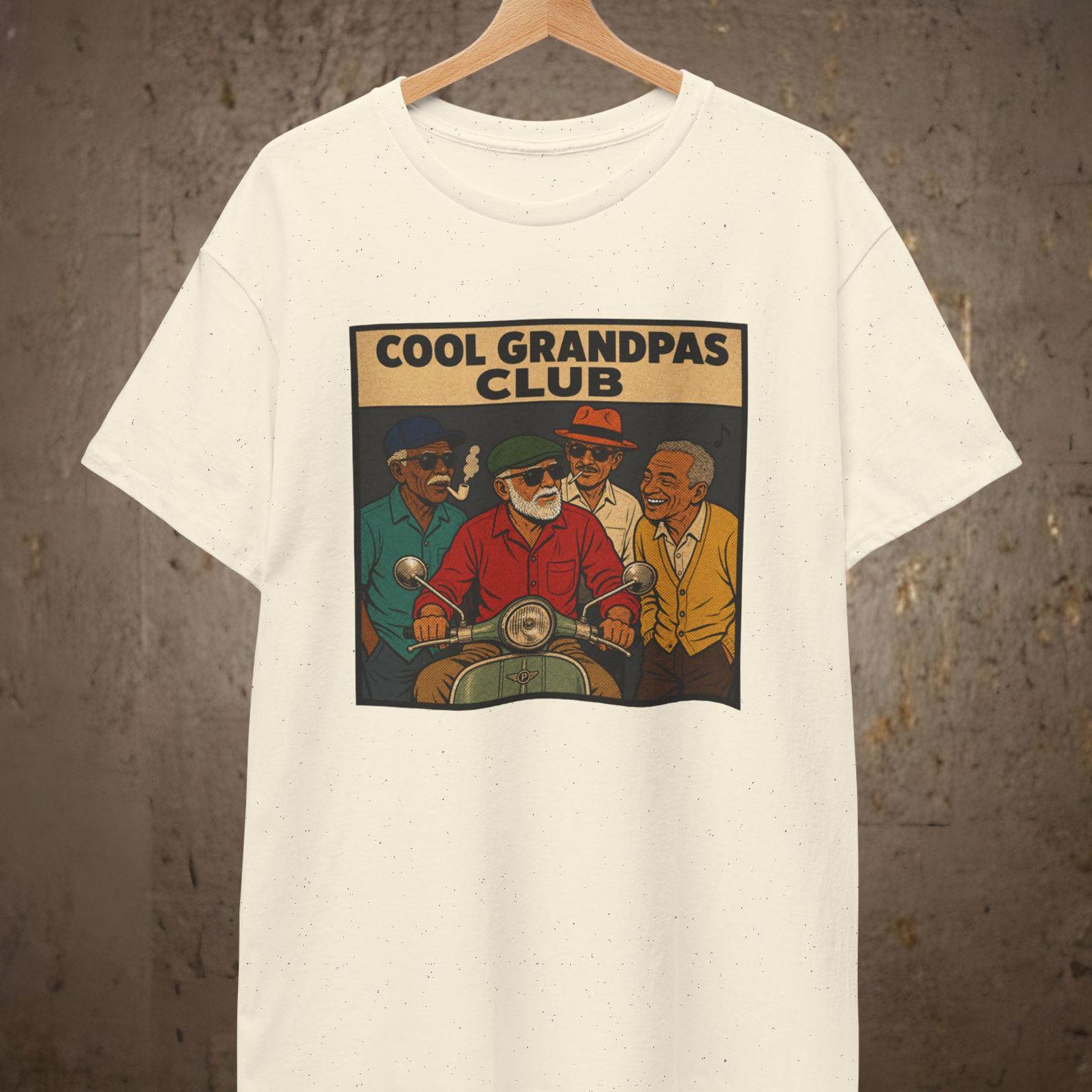 Cool Grandpas Club Retro Graphic Tee 2XL