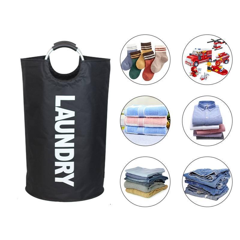 Chic Black Collapsible Laundry Hamper With Generous Size For Effective Clutter Control