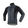 ARSUXEO Veste de cyclisme d'hiver coupe-vent doublée polaire 3 couches pour homme Vêtement d'extérieur chaud pour le sport en extérieur