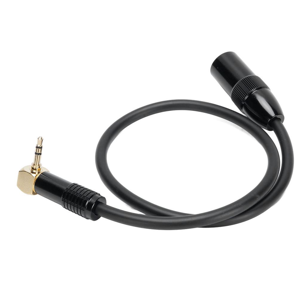 Right Angle 3.5mm To XLR Stereo Sound Cable 0.5M Male To XLR Male Microphone Cable for Phone Tablet Laptop