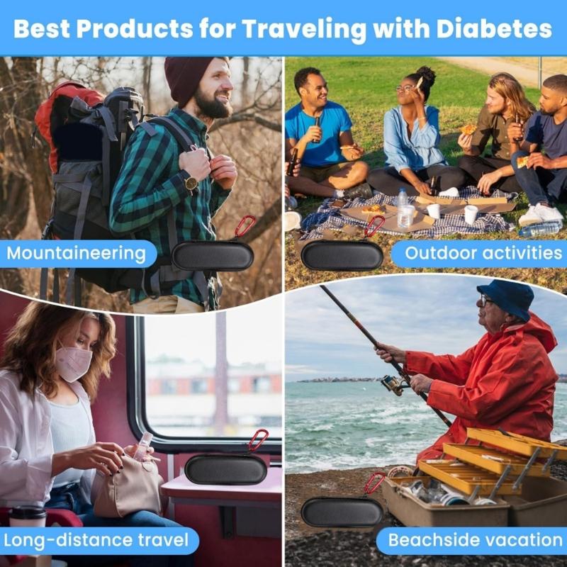 Reusable Medicals Coolers Bag Waterproof Designs Temperature Control Insulin Case for Medication Storage Solution