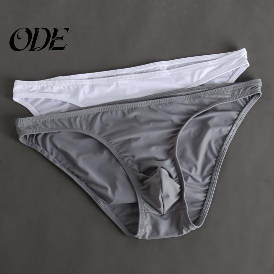 Dünne Herren Slips Sommer 3D U-konvex Niedrige Taille Maximaler Komfort Slips Einfarbige Dreidimensionale Tasche Unterwäsche Stützend