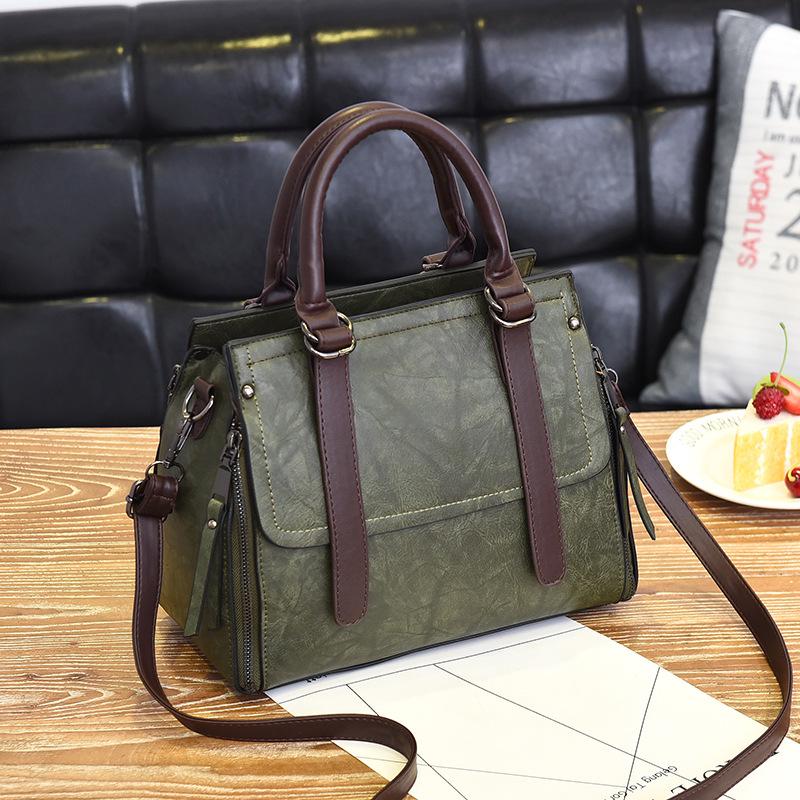 Large Capacity Women's 2021 Korean Style Shoulder Messenger Handbag